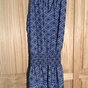 Veronica M Blue Geometric Dress